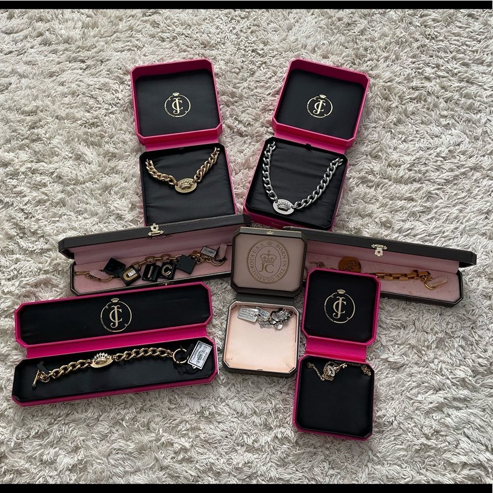 Bundle (7) Juicy Couture Jewelry Most New in Box